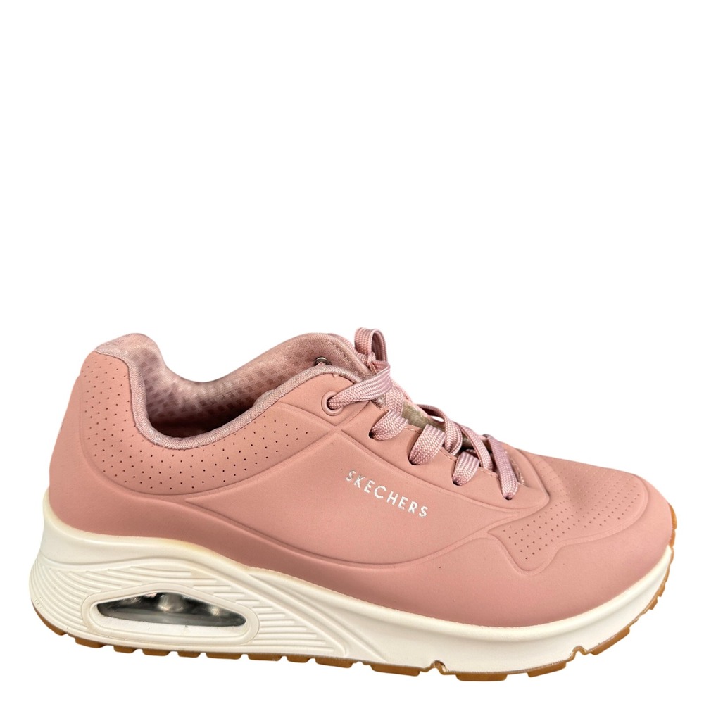 Skechers Womens Uno Stand on Air Pink Sneakers 73690 Blush Size 9.5